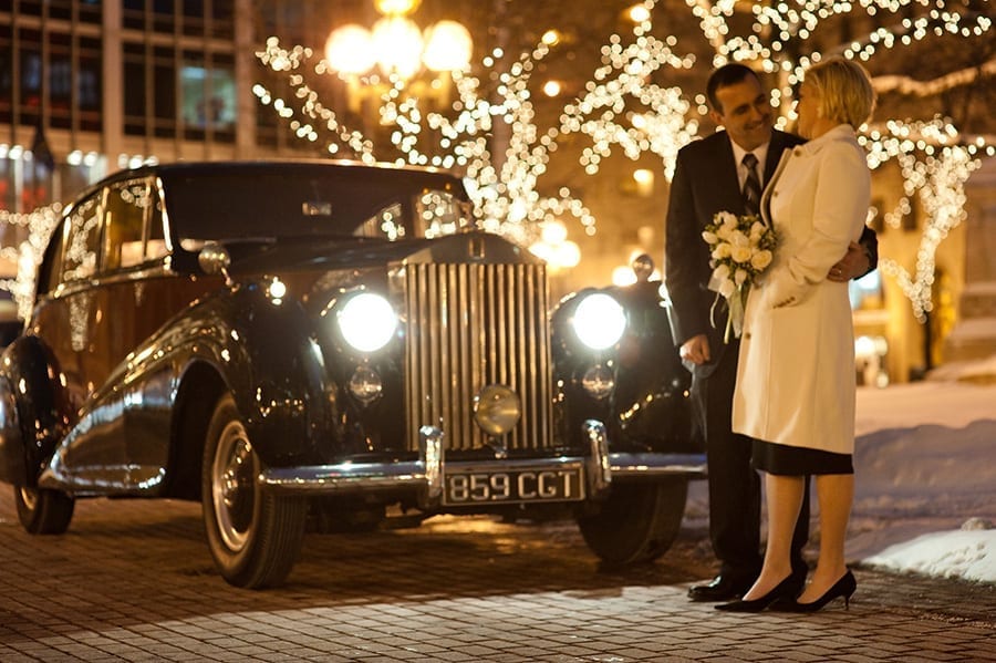 Our prized Indianapolis limo rental: A '53 Rolls Royce